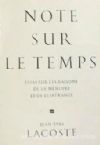 Note Sur Le Temps (French)